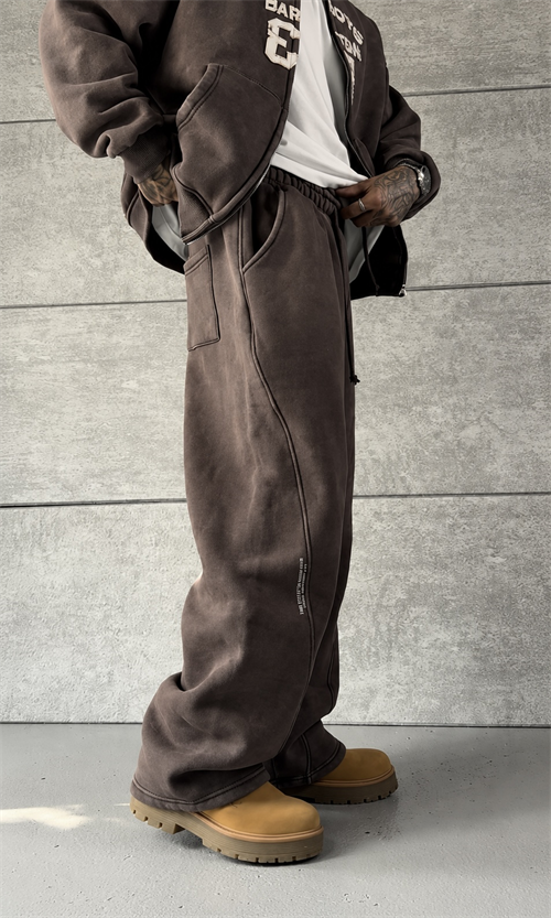 Brown Washed Oversize Takım