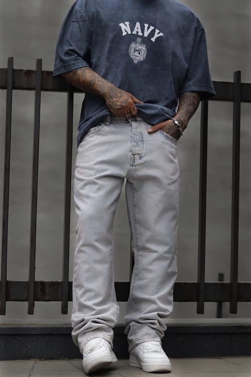 Buz mavi baggy jean