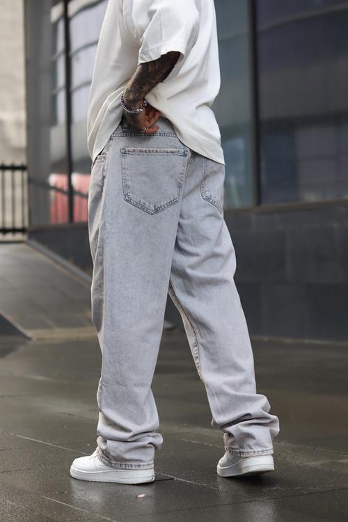Buz mavi baggy pantolon