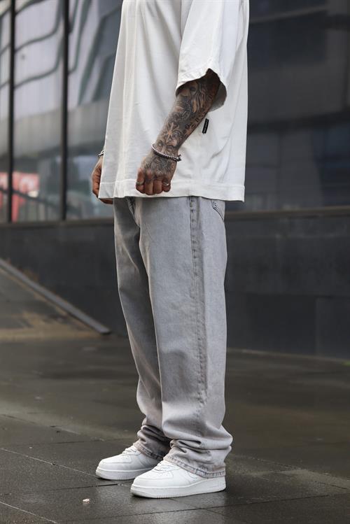 Buz mavi baggy pantolon