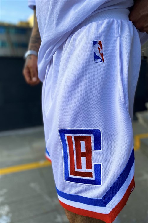 Clippers beyaz bball şort