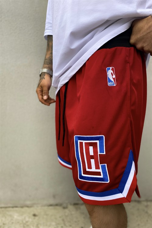 Clippers kırmızı bball şort
