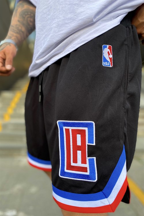 Clippers siyah bball şort