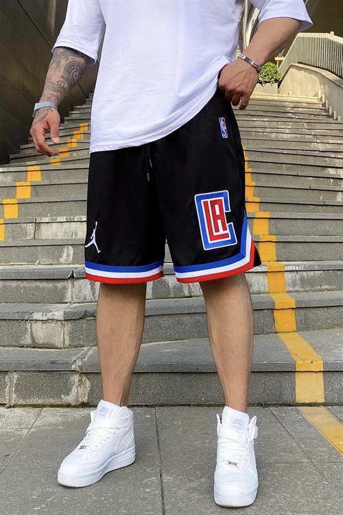 Clippers siyah bball şort