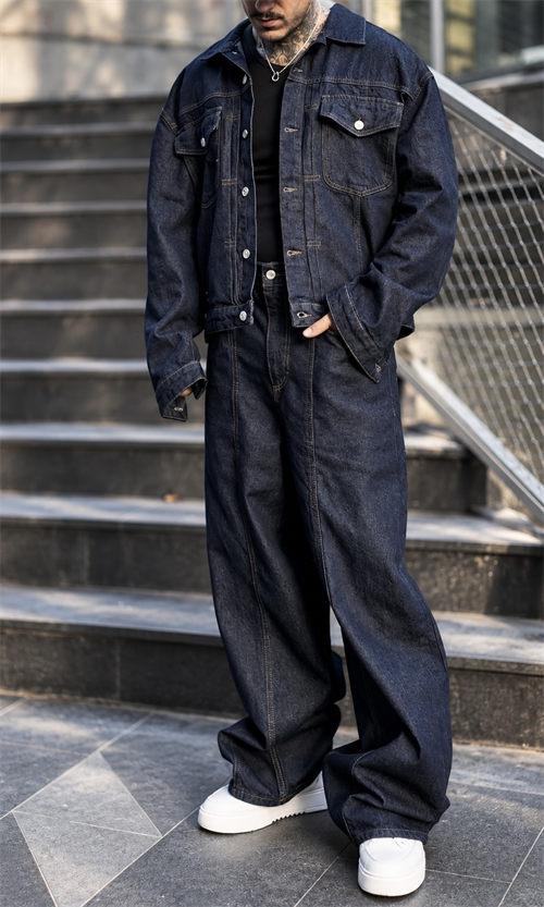 Deep İndigo Denim Set