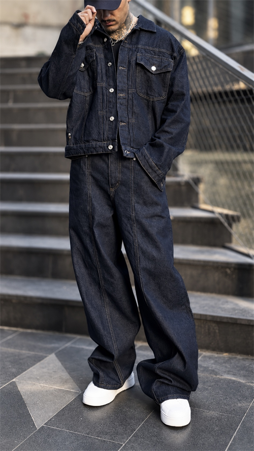 Deep İndigo Denim Set