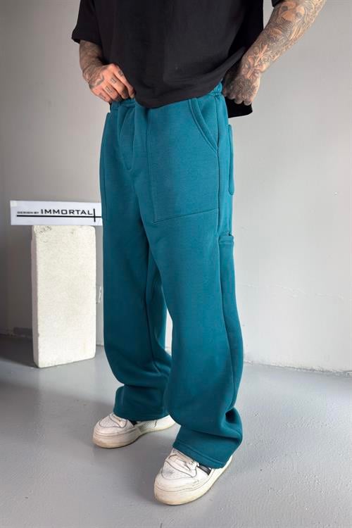 Deep Teal Baggy Eşofman