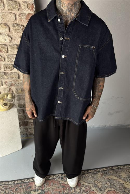 Denim regular fit gömlek
