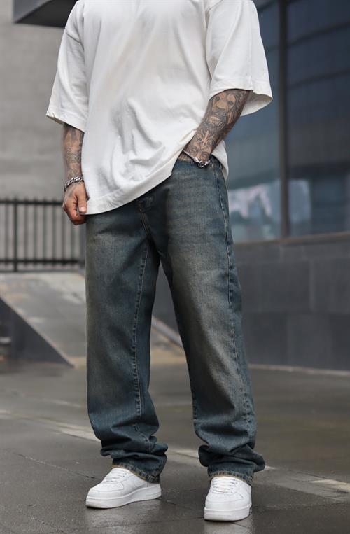 Dokulu baggy pantolon