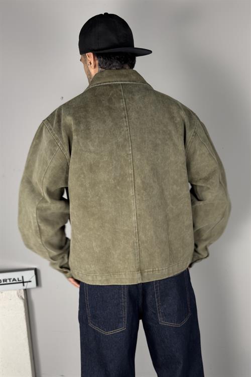 Dust Olive Work Ceket