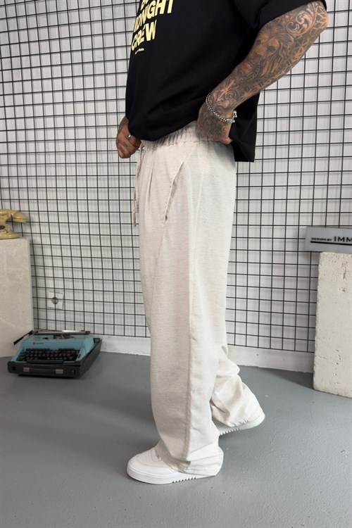 Ekstra Baggy Keten Pantolon