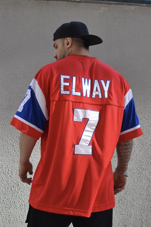 Elway seven red oversize forma