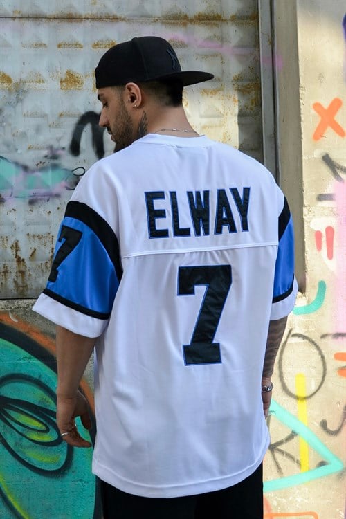 Elway white seven oversize forma