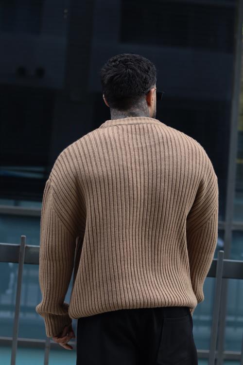 Fitilli oversize kazak