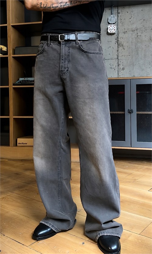 Flared Fit Brown Jean