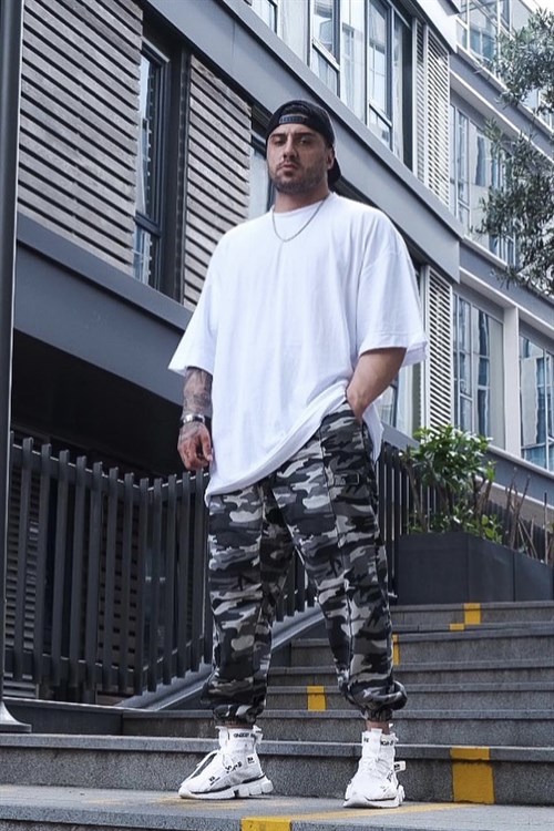 Gabardin kamuflaj eşofman