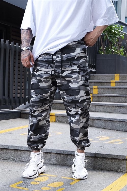 Gabardin kamuflaj eşofman