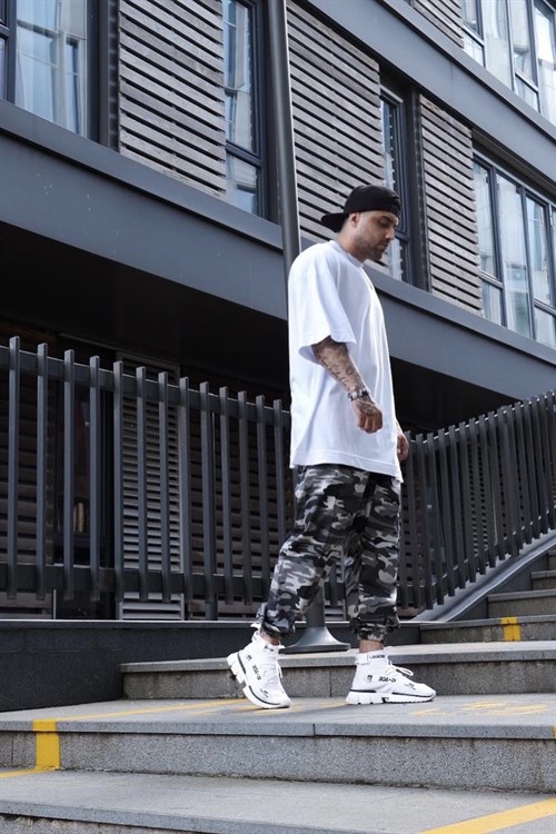 Gabardin kamuflaj eşofman