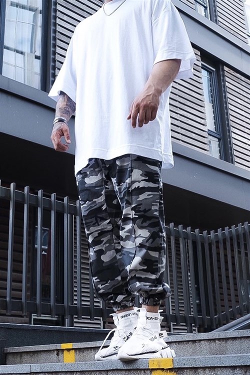 Gabardin kamuflaj eşofman