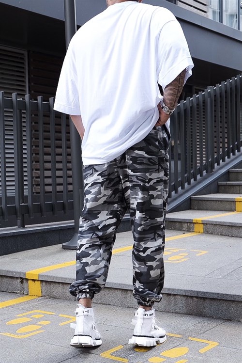 Gabardin kamuflaj eşofman