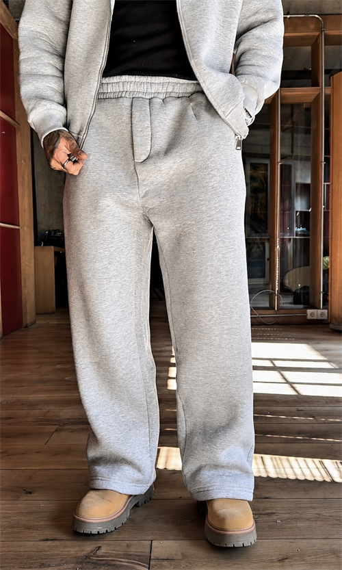 Greymelange Zip Oversize Takım
