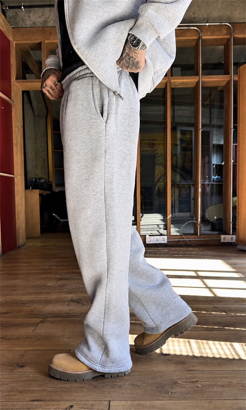Greymelange Zip Oversize Takım