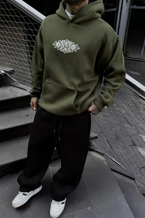 Haki Burzaco oversize hoodie