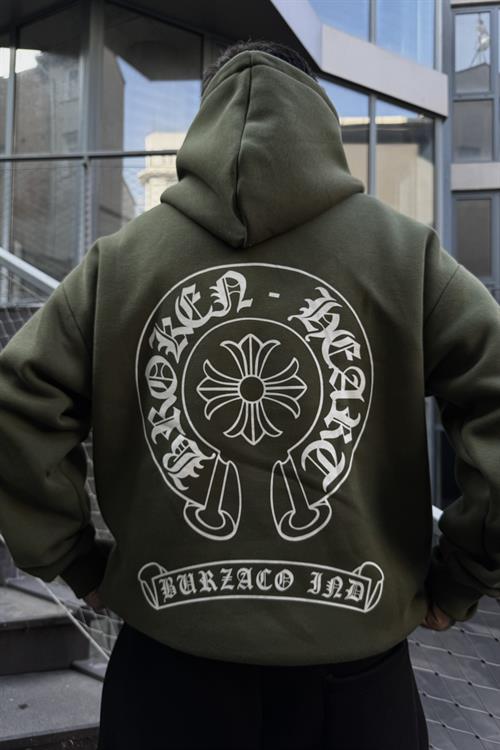 Haki Burzaco oversize hoodie