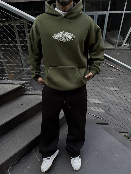 Haki Burzaco oversize hoodie