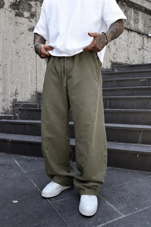 Haki Ekstra Baggy Pantolon