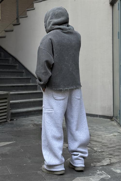Haki Washed Oversize Hoodie