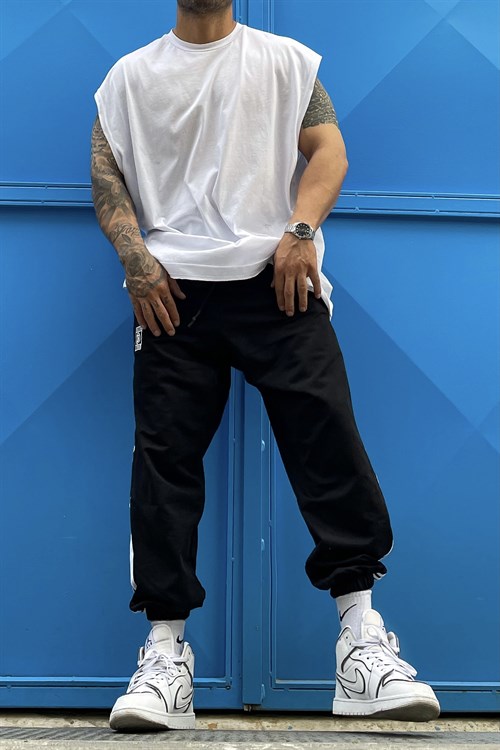 half baggy Sweatpants