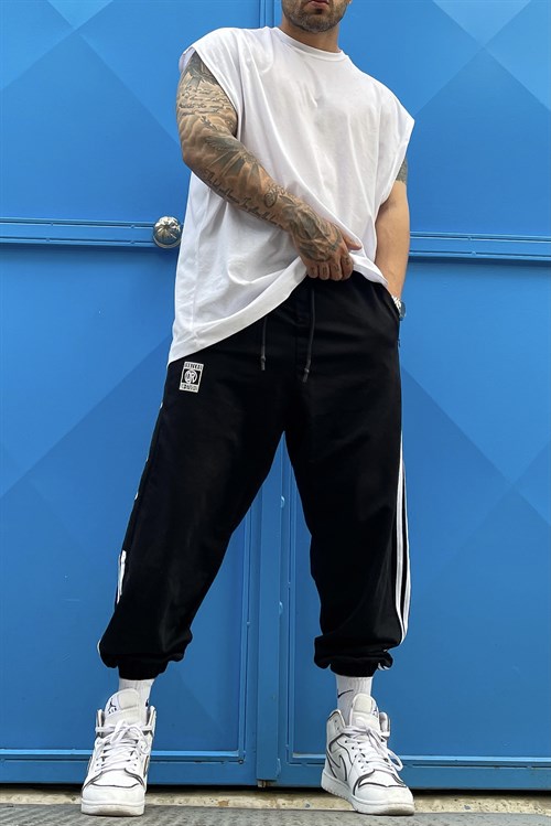 half baggy Sweatpants