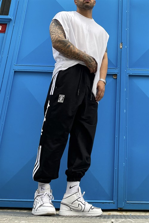 half baggy Sweatpants