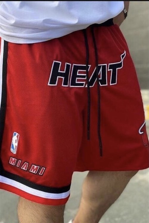 heat bball kırmızı short