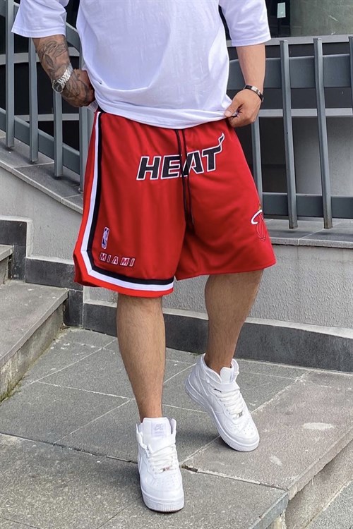 heat bball kırmızı short