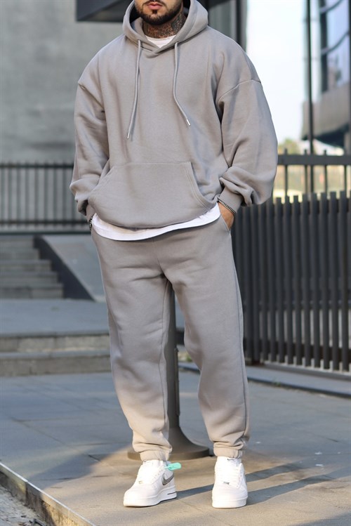 ice gri oversize takım