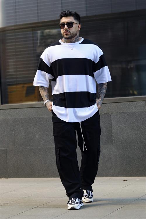 Kalın çizgili tshirt