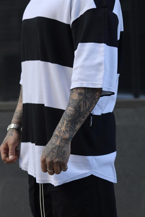 Kalın çizgili tshirt