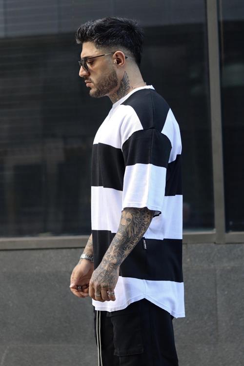 Kalın çizgili tshirt