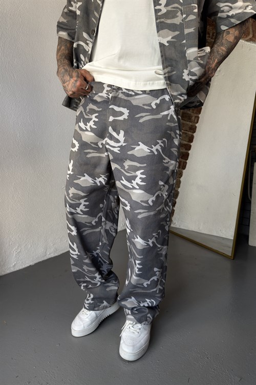 Kamuflaj Oversize Takım