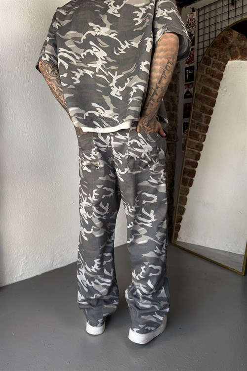 Kamuflaj Oversize Takım
