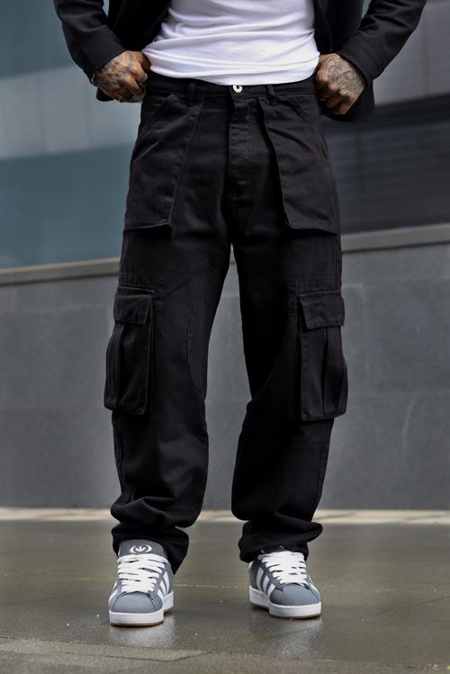 Kargo baggy kot pantolon
