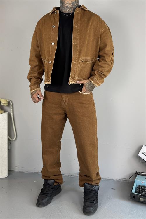 Kiremit Retro Oversize Takım