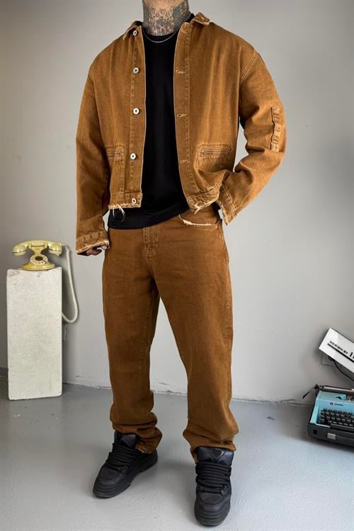 Kiremit Retro Oversize Takım