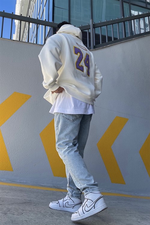 Kobe24 broken oversize hoodie