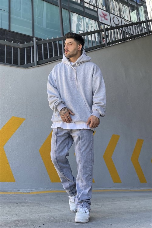 Kobe24 greymelange oversize sweatshirt