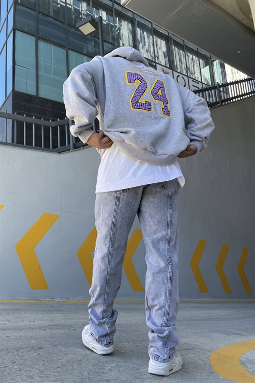 Kobe24 greymelange oversize sweatshirt