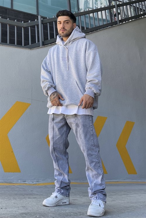 Kobe24 greymelange oversize sweatshirt