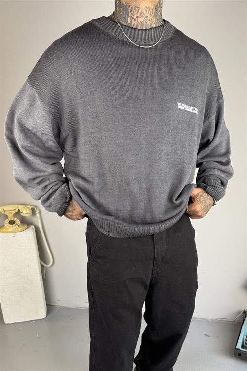 Kül Oversize Triko